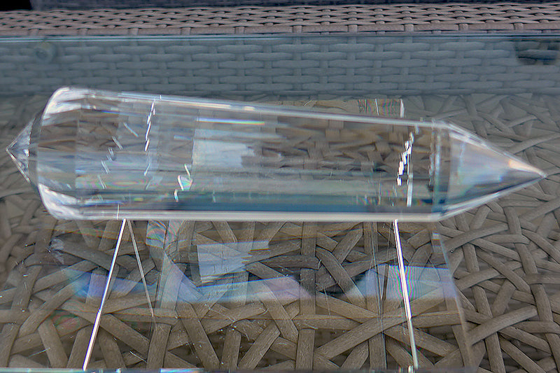 Luminous 24 Facet Vogel Phi Crystal Wand