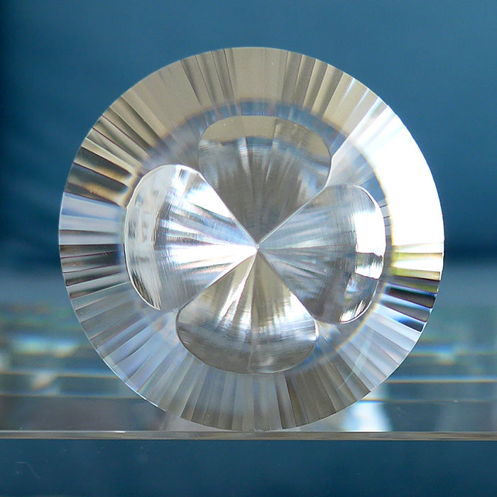 PRICE REDUCTION: Slim 4 Petal 88 Sided Vogel Phi Crystal Wand