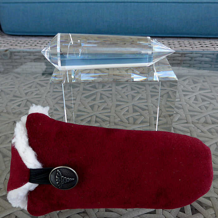 PRICE REDUCTION: Slim 4 Petal 88 Sided Vogel Phi Crystal Wand