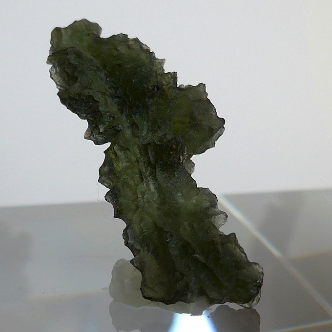 AAA Besednice Moldavite Slim Starburst Leaf