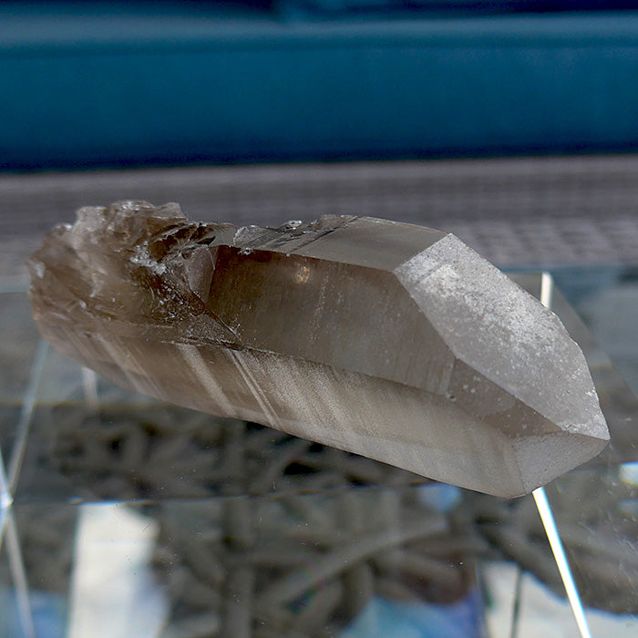 Smoky Dream Lemurian Growth Interference Window Wand