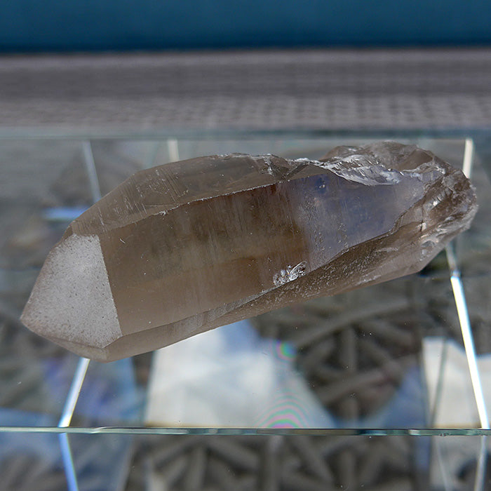 Smoky Dream Lemurian Growth Interference Window Wand