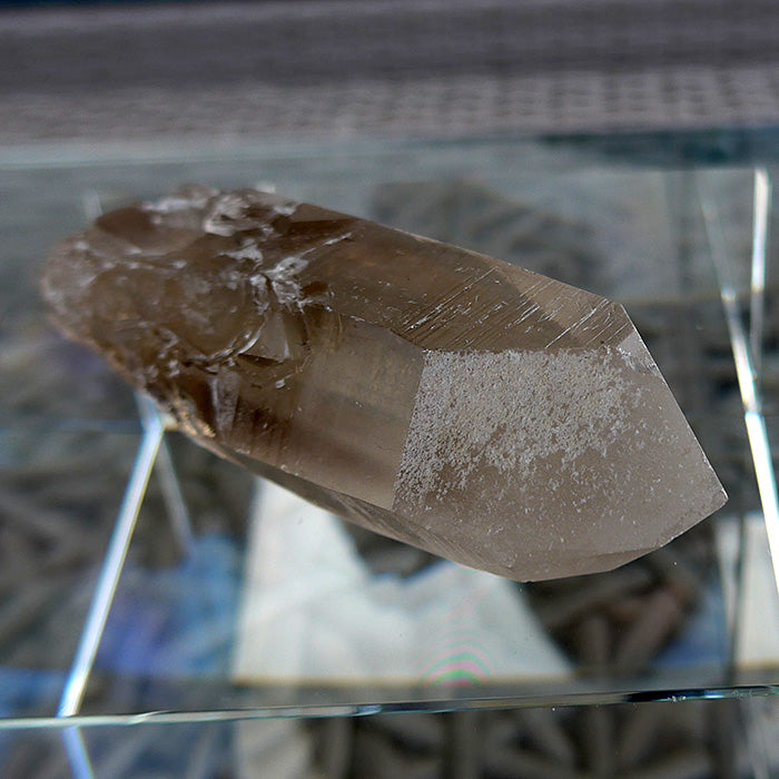 Smoky Dream Lemurian Growth Interference Window Wand