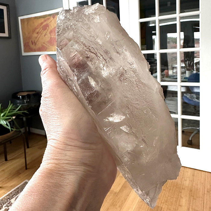 STEEP PRICE DROP: Champagne Citrine Druzy Elestial Cathedral with Rainbow