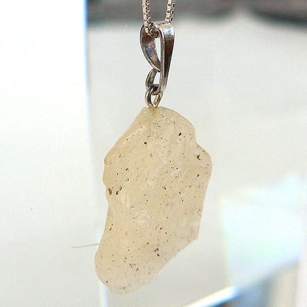 Libyan Desert Glass Organic Form Pendant