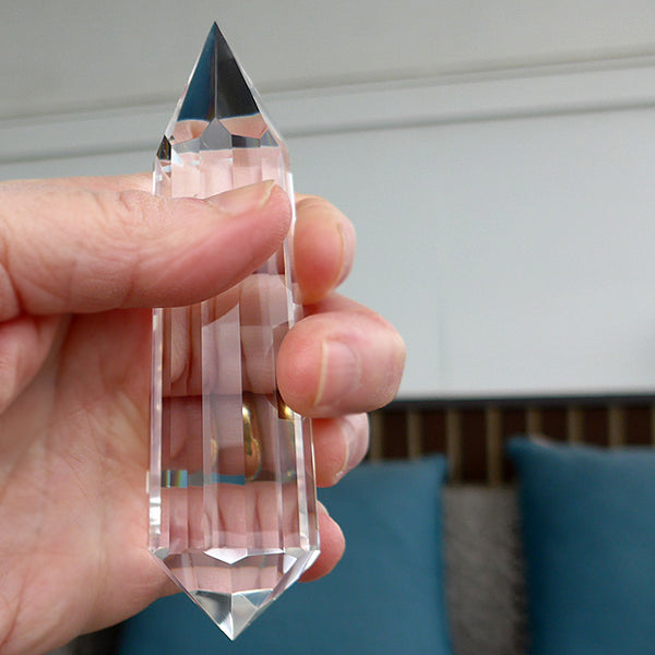 Elegant 14 Sided Vogel Phi Crystal Healing Wand