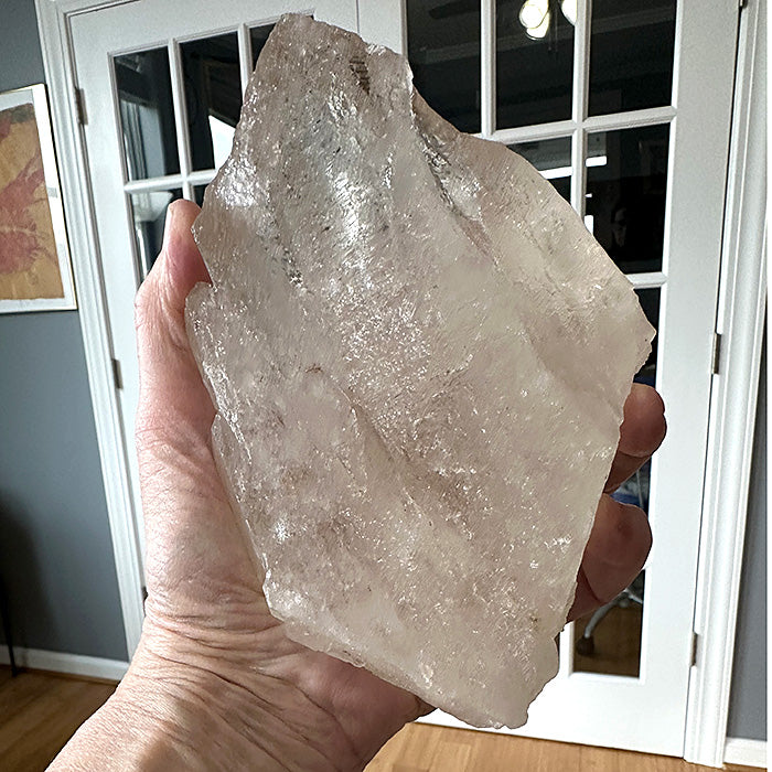 Pale Large Sparkling Citrine Elestial Cluster