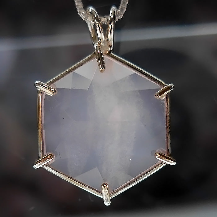 Rose Quartz Flower of Life Pendant