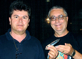 Collector's Item: Long Slender 6 Gate 108 Facet Dream Vogel Crystal Healing Wand by Ray Pinto