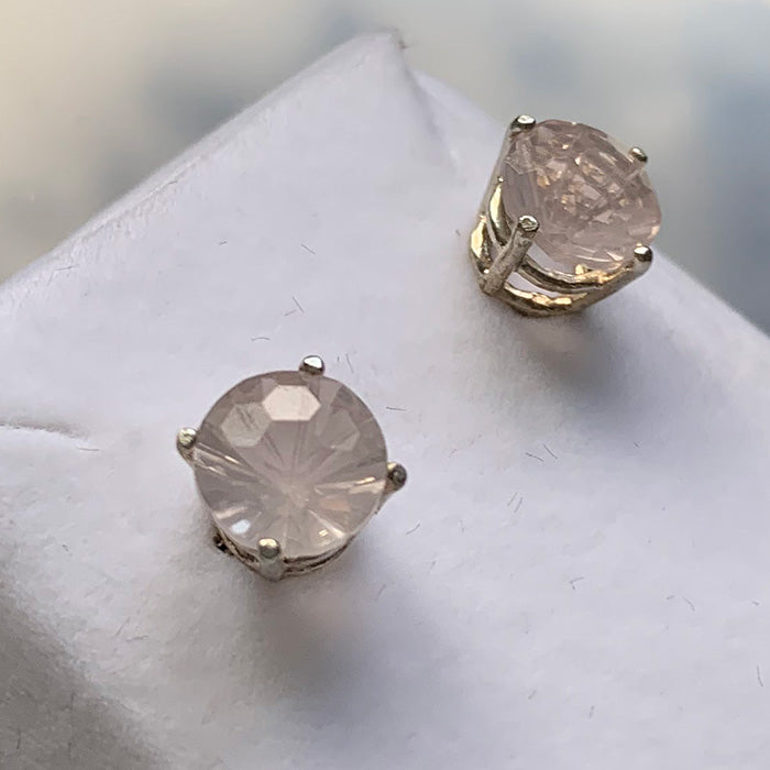 Rose Quartz Super Nova Post Earrings