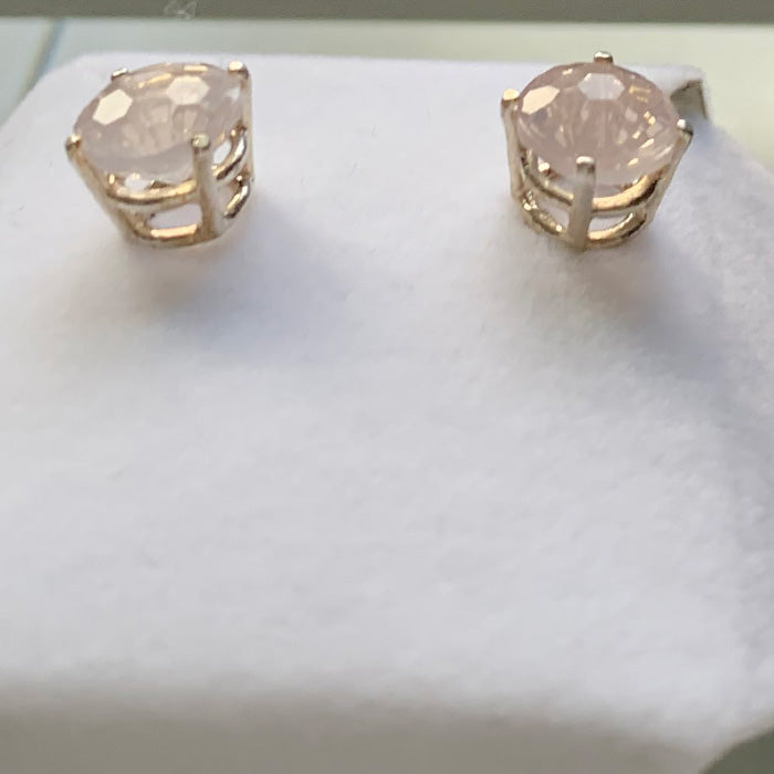 Rose Quartz Super Nova Post Earrings