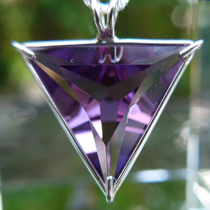 Amethyst Angelic Star Pendant