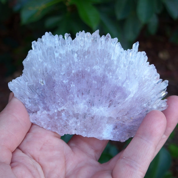 Giant Amethyst Flower Fan