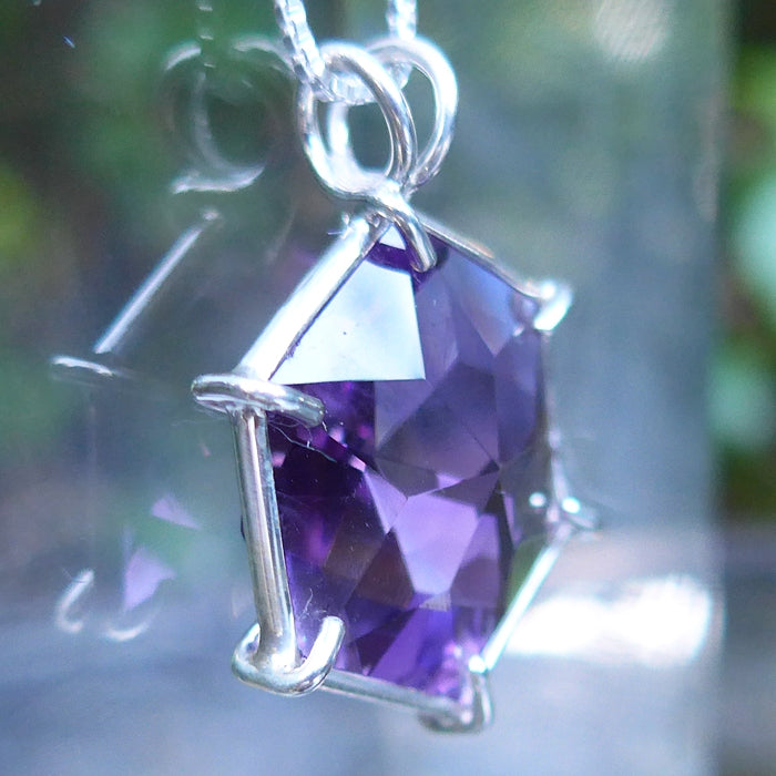 Amethyst Flower of Life Pendant