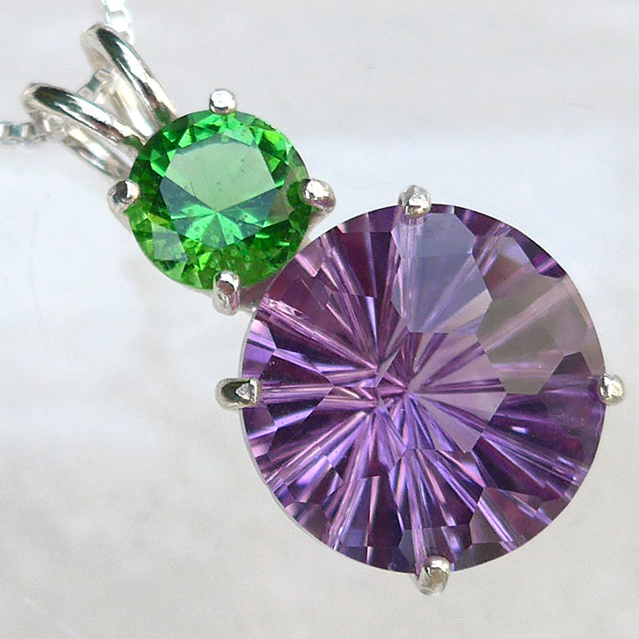 Amethyst Super Nova with Colombian Obsidian