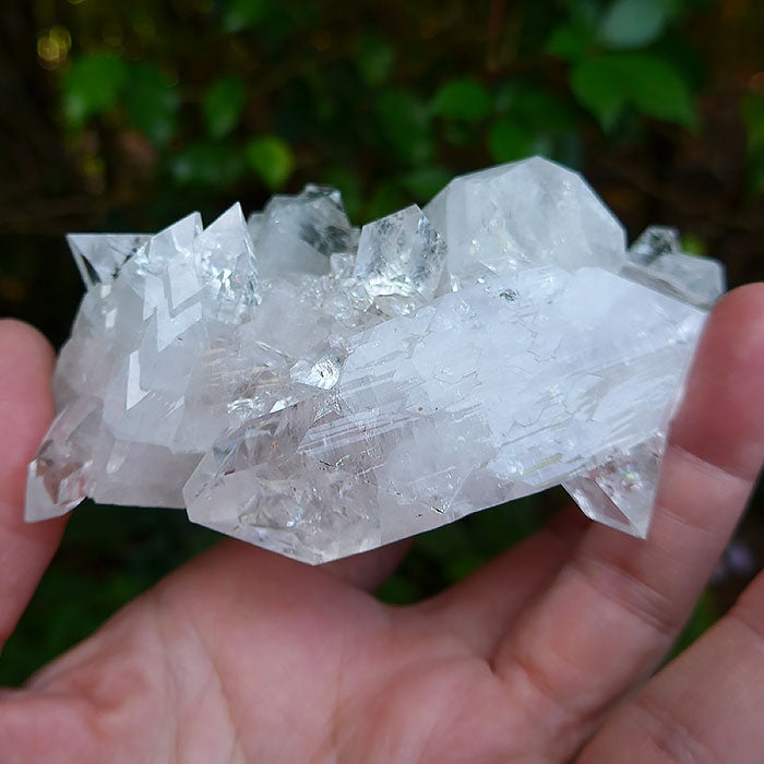 Gem Apophyllite Diamond Face Druzy Cluster