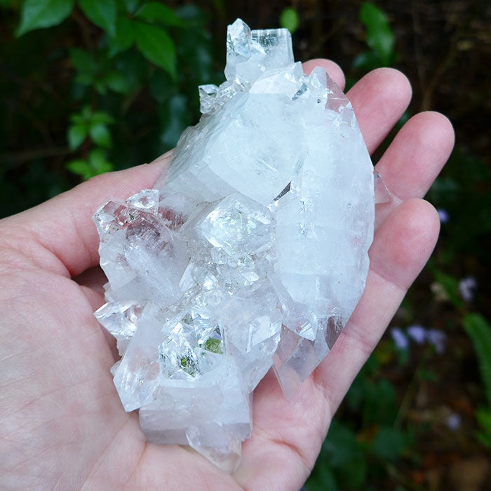 Gem Apophyllite Diamond Face Druzy Cluster