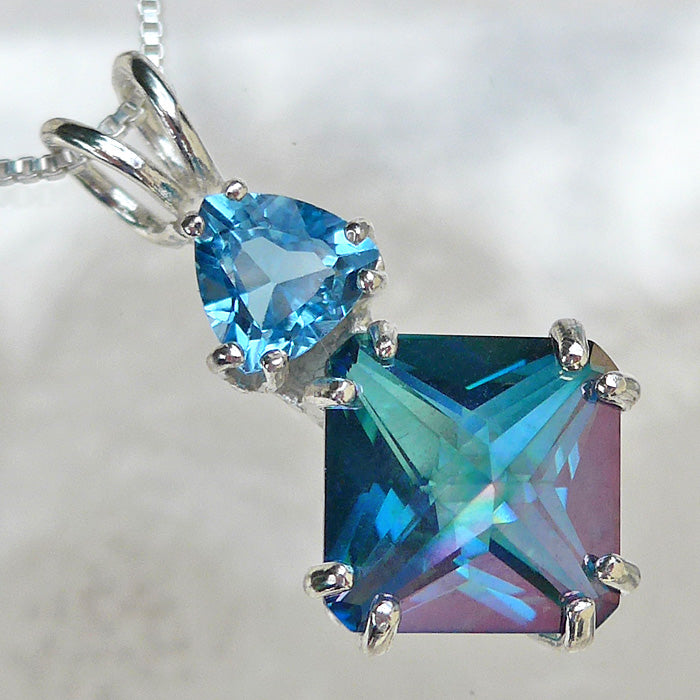 Aqua Aura Mini Magician with Blue Topaz