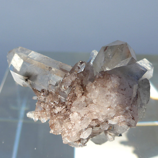 Indigo Quartz Small Cluster with Sparkling Matrix