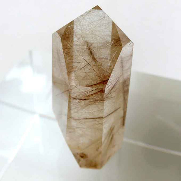 Bronze and Gold Polished Rutile Double Channeler