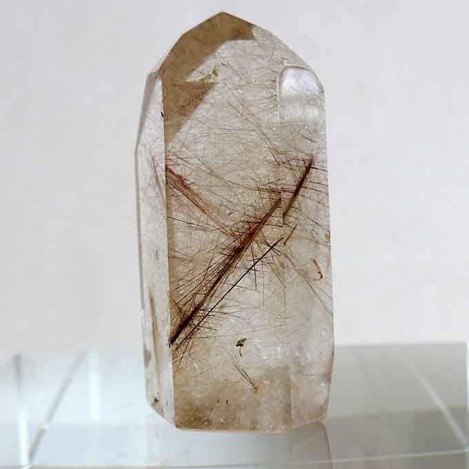 Bronze and Gold Polished Rutile Double Channeler
