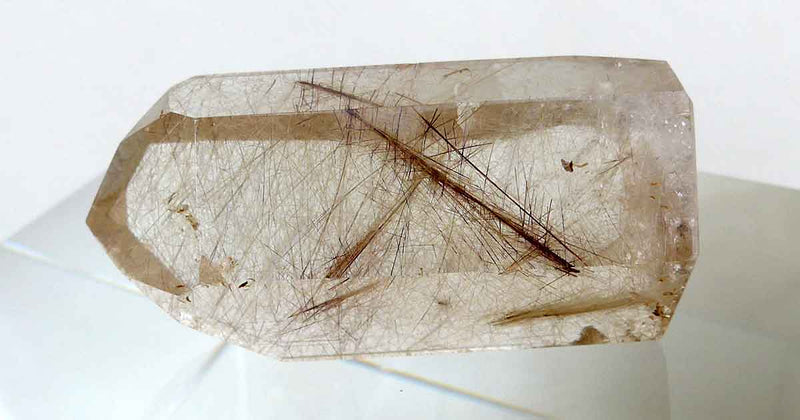 Bronze and Gold Polished Rutile Double Channeler