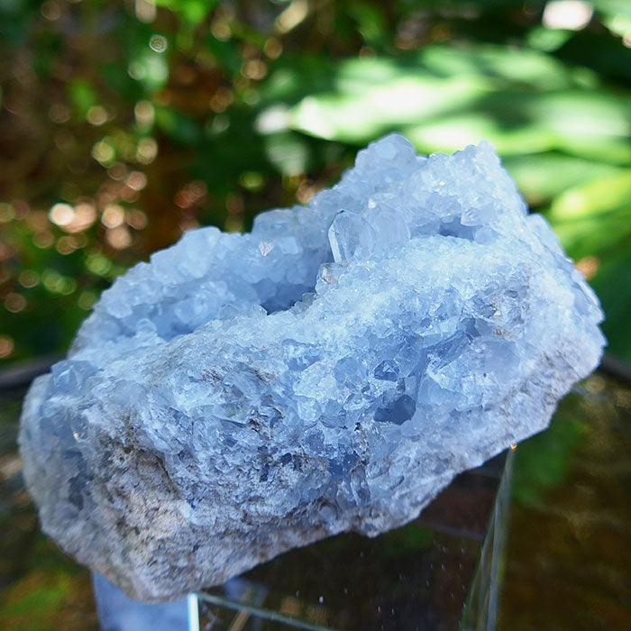 Blue Celestite with Big Points