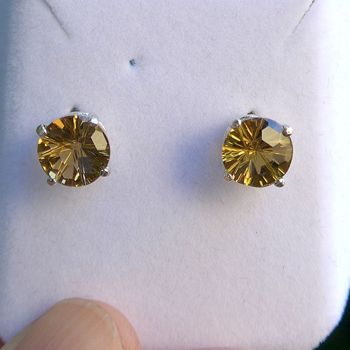 Citrine Super Nova Post Earrings