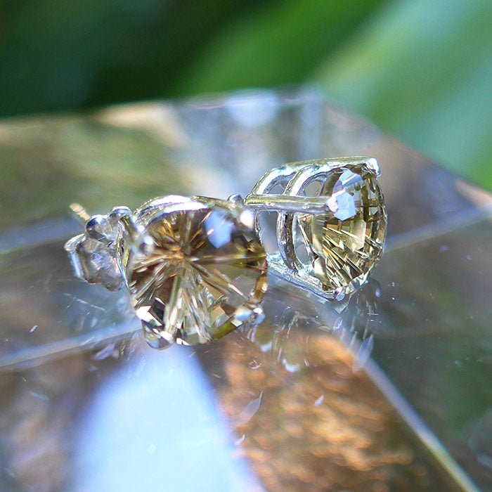 Citrine Super Nova Post Earrings