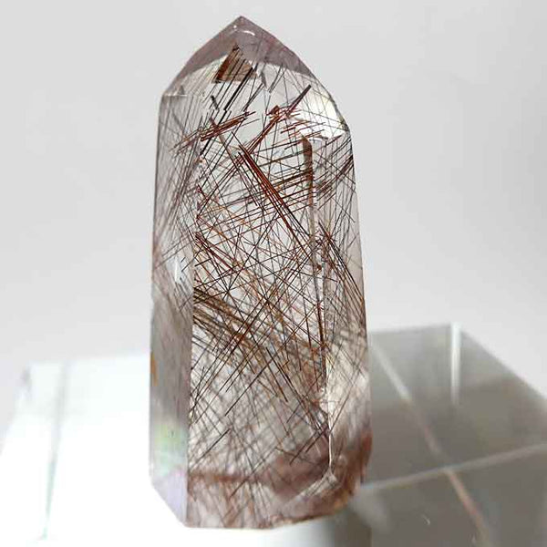 Tall Copper Colored Rutile Generator Point