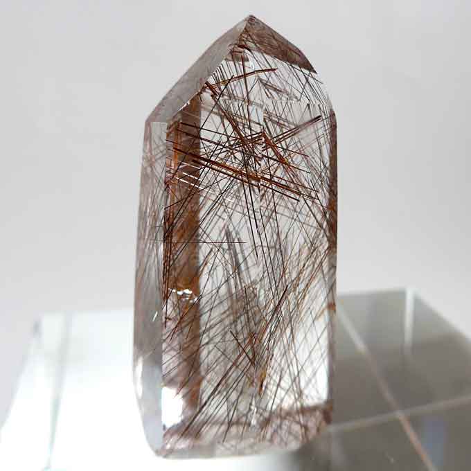 Tall Copper Colored Rutile Generator Point
