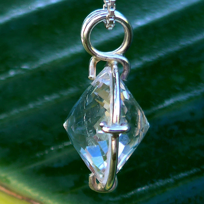 Danburite Radiant Heart Pendant