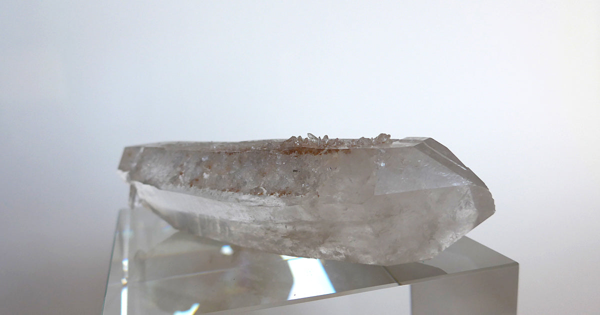 Diamantina DT Druzy Scepter Wand with Keystone Crystal