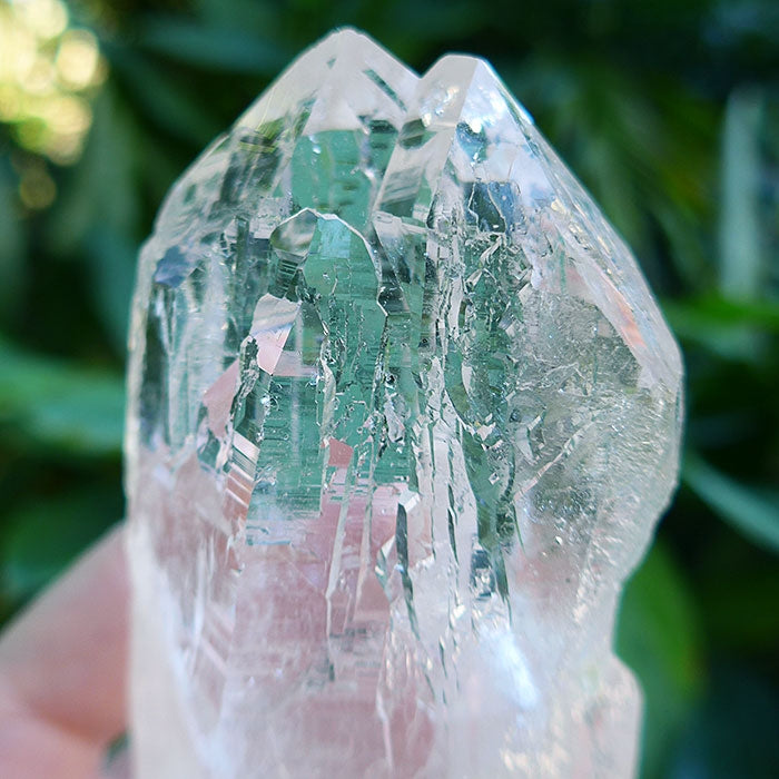 Diamantina Quartz Elestial Twin Wand