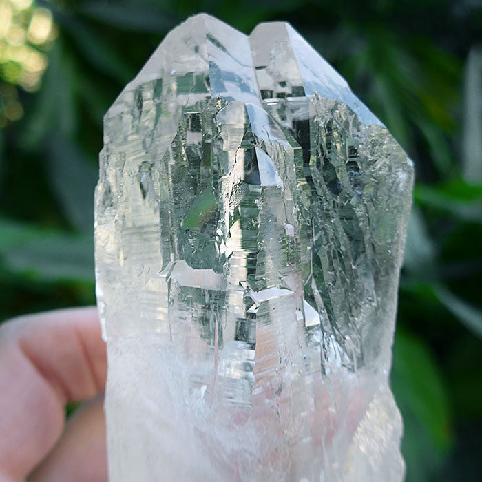 Diamantina Quartz Elestial Twin Wand