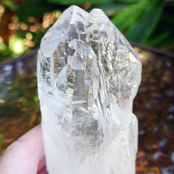 Diamantina Quartz Elestial Twin Wand