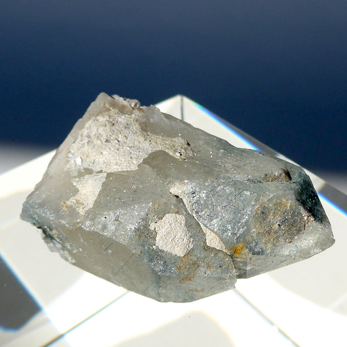 Indigo Quartz Small Cluster with Rainbows