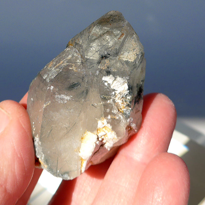 Indigo Quartz Small Cluster with Rainbows