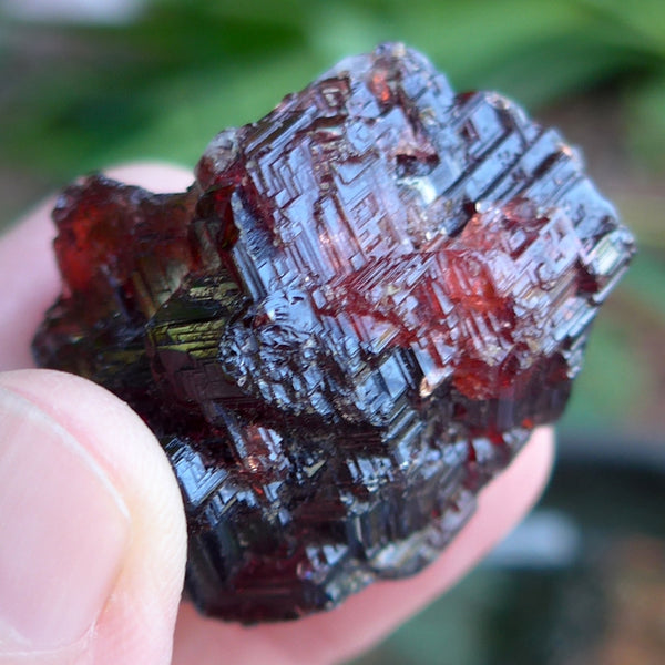 Magnificent Ruby Red Etched Spessartine Garnet