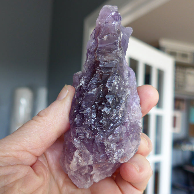 Bolivian Rainbow Ametrine Growth Interference Wand