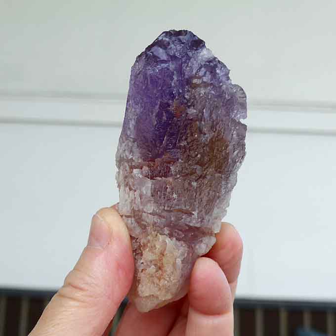 Flat Great Terminated Rainbow Ametrine Wand