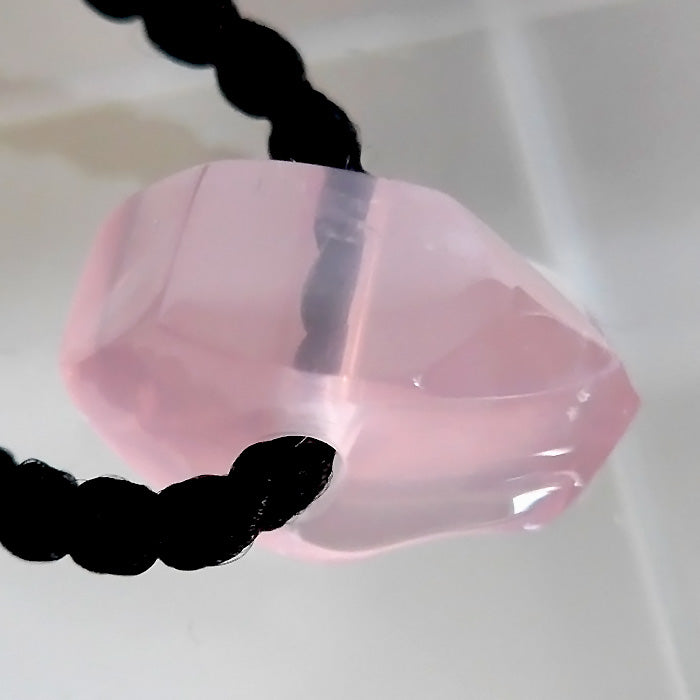 Gemmy Rose Quartz Pendant by Lawrence Stoller