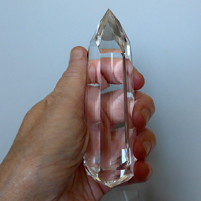 2X PRICE DROP: Phat Isis Golden Dolphin Vogel Phi Crystal Healing Wand