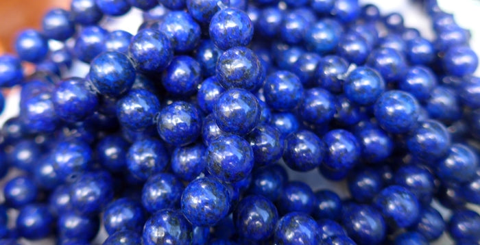 Deep Blue Lapis Power Beads