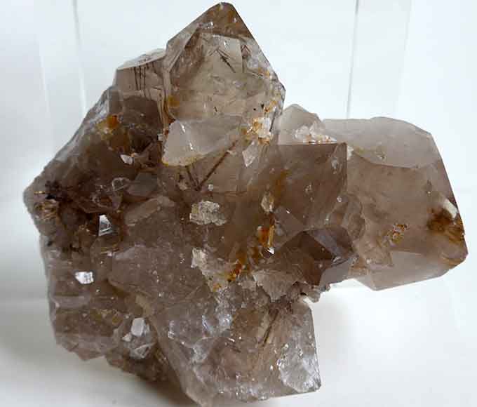 Smoky Rutile Elestial Quartz Cluster