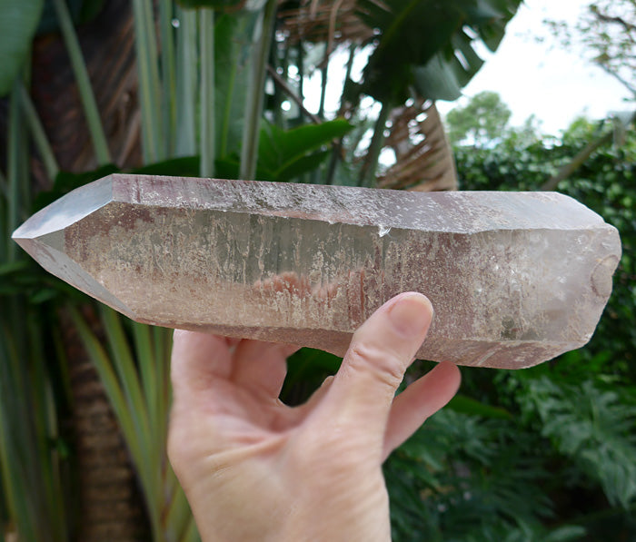 Large Smoky Lemurian Wand