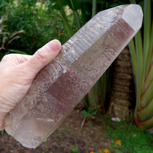 Large Smoky Lemurian Wand