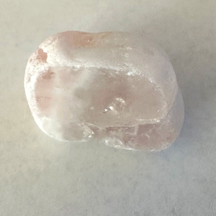 Rose Quartz Polished Lens--REDUCED IN PRICE!!