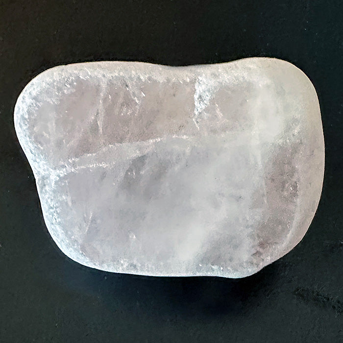 Rose Quartz Polished Lens--REDUCED IN PRICE!!