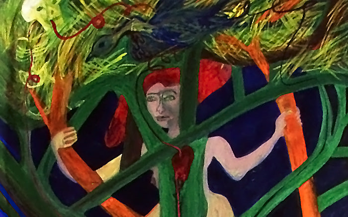 Lilith in the Tree of Life Original Painting